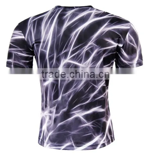 China Clothing Factory OEM T-shirt Polyester Sublimation Print T Shirt