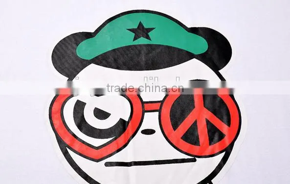 latest vintage design printing angry panda kids short sleeve round neck t-shirts wholesale china supplier