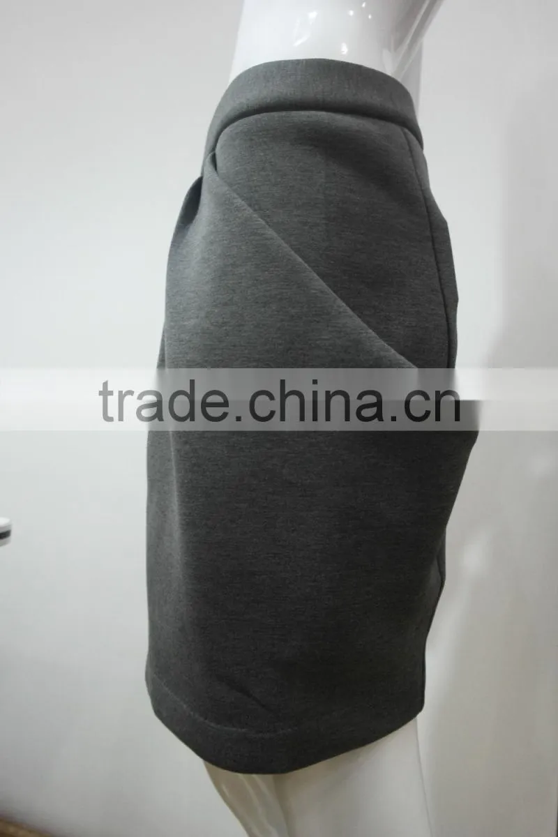 Fashion women neoprene knit skirt