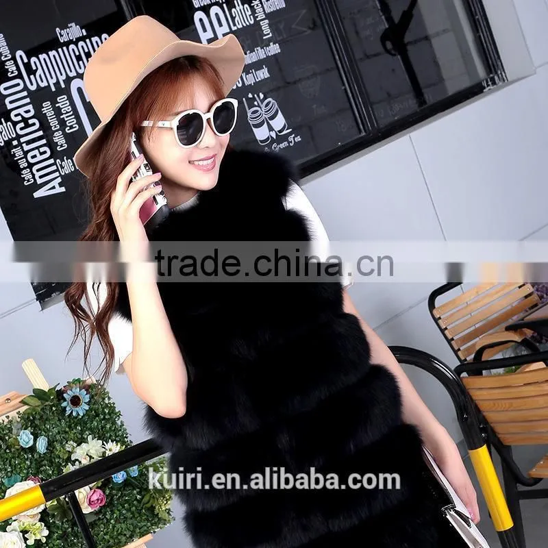 Faux fur coat fur vest autumn new arrival sweater vest short design women's big size