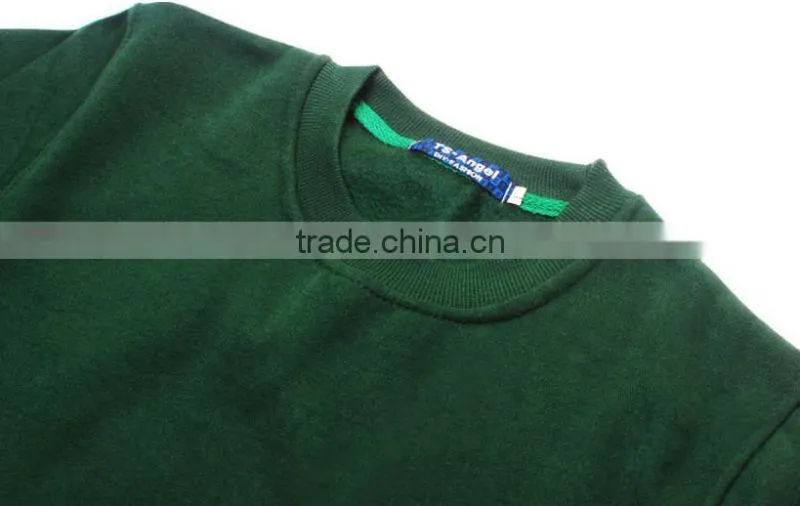 wholesale custom made high quality fleece printed knit promotional pullovers