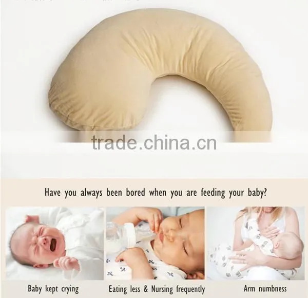 hot sale 100% cotton baby nursing pillow pregnancy pillow