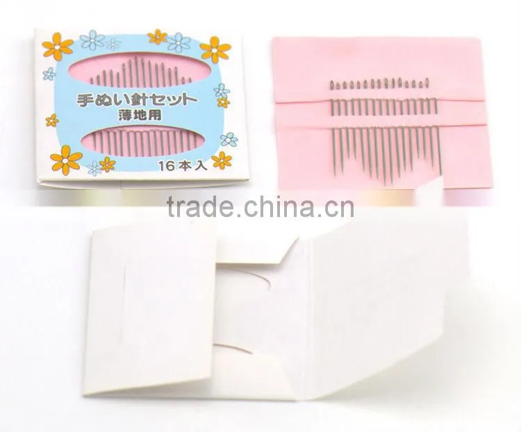 HAND SEWING NEEDLES IN PAPER PACKING