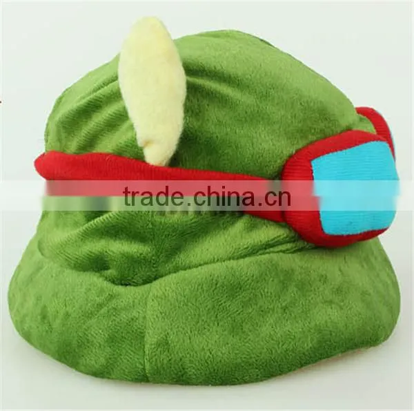 (Hot) League of Legends Lulu the Fae Sorceress Hat Plush Cap Cospaly Costume Accessory Boys Girls Game Toys