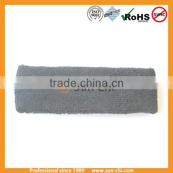 sport headband with embroidery logo sports head band