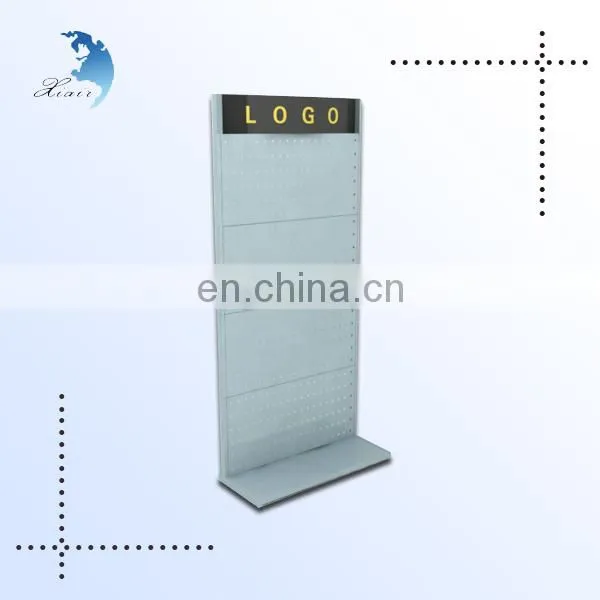 New kaierda metal floor stand display shelf /floor display shelf