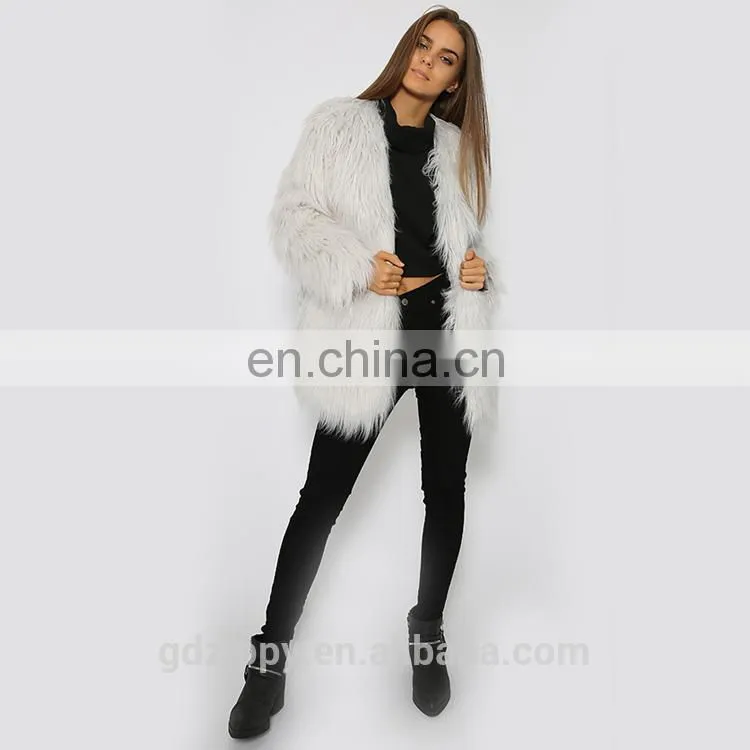 Alibaba express clothes New design jacket for women women villus jacket in Grey