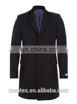 Man's Black Splicing Collar Blazer Coat 2015 new