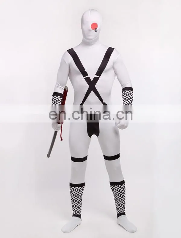 Ninja Costume Adult Full Body Suit 2nd Skin Zentai Halloween Fancy Dress