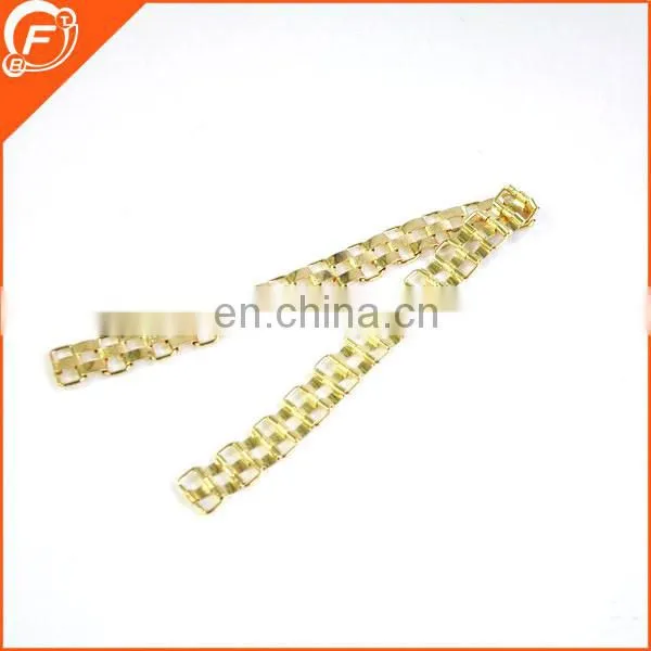 2016 newst fashion high quality imitation gold metal chain trim for garment
