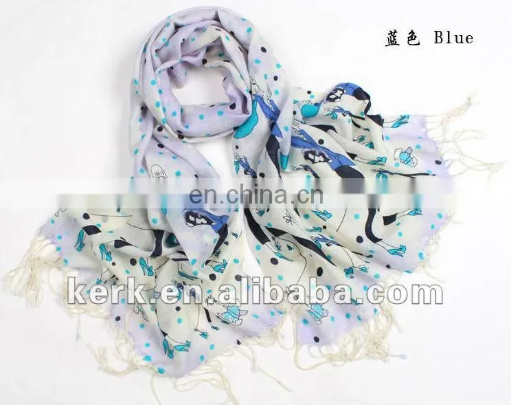 Women's scarf 100% Wool Pashmina Cashmere Shawl/Wrap Floral Scarves Shawls