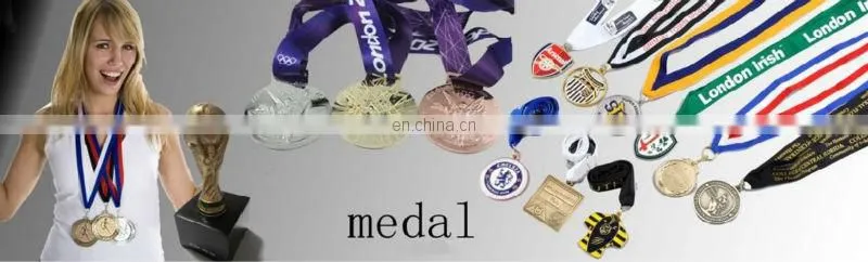 BSCI factory supply cheap custom logo running award sport metal