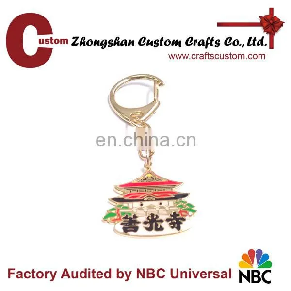 Made in china promotional souvenir cheap custom key chain