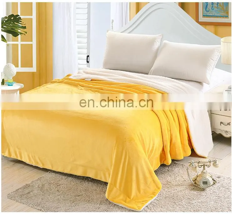 home textile 100%polyester cheap polar flannel fleece blankets in bulk