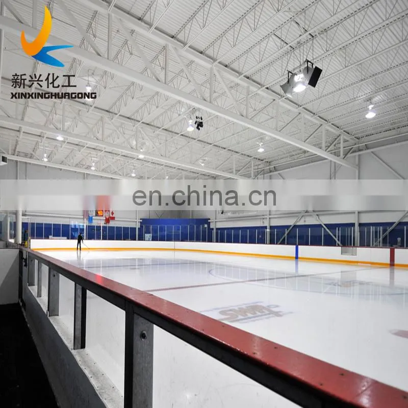 High density polyethylene shooting board / mobile ice skating plate / ice rink hockey dasher board