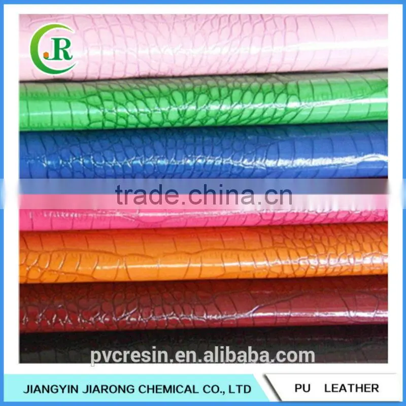 Hot Sale Snake Effect PU Leather for Handbags
