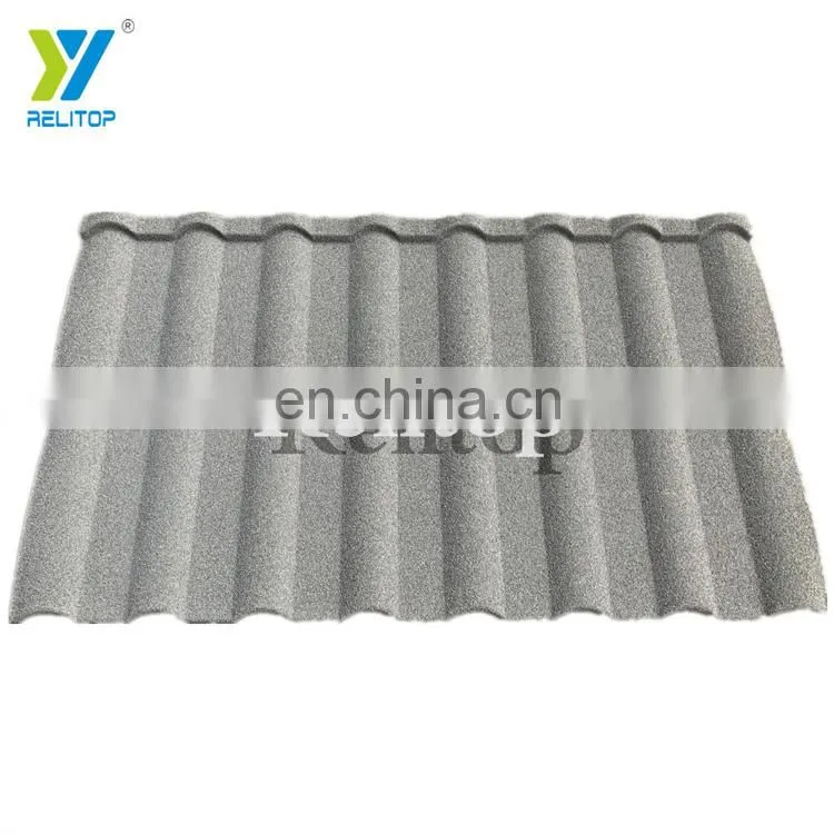 Milano Grey Stone Coated Metal Roofing Cottages For Resort Galvanized Steel Roofing Direct Sale Distribution From Manufacturer