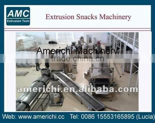 Cheese puff snacks machine