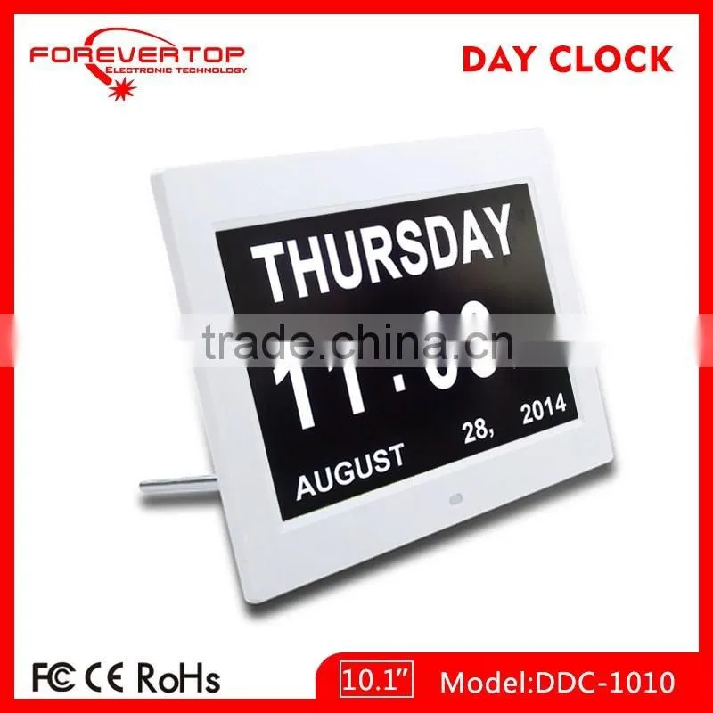 Hot sell High definition digital big screen led clock calendar for elder
