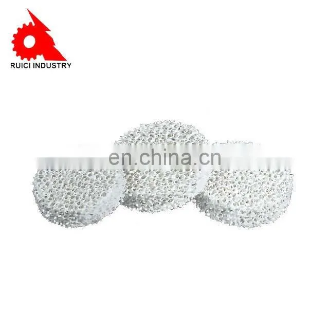 OEM Zirconia Porous SIC Foam Filter Silicon Carbide Foam Ceramics