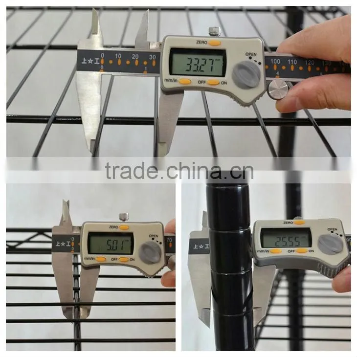 Mordern collapsible metal rack with four layers