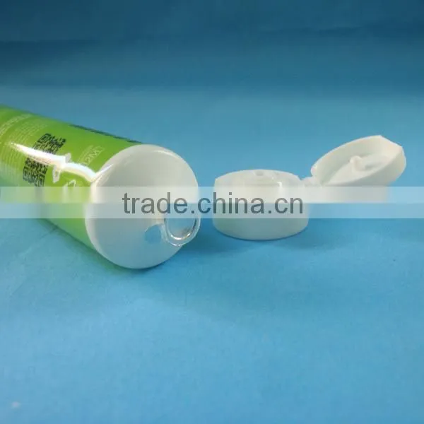 15ml plastic soft cream tube with silicone holder, plastic hand cream tube, cosmetic plastic tube