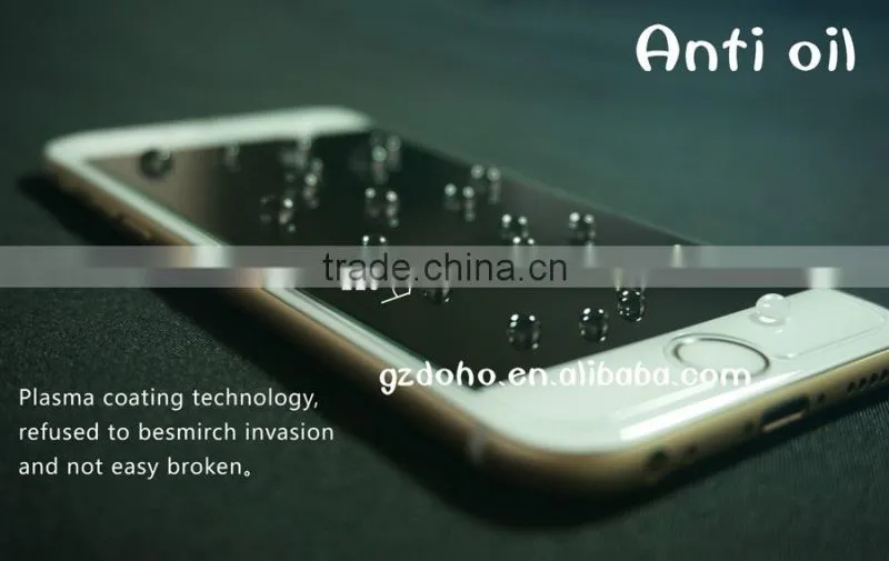 clear gold tempered glass screen protector for iphone5 0.3mm 2.5D shine glass with factory price