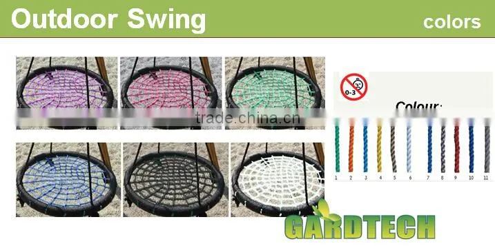Trade Assurance Limit member outdoor wooden round swing seat