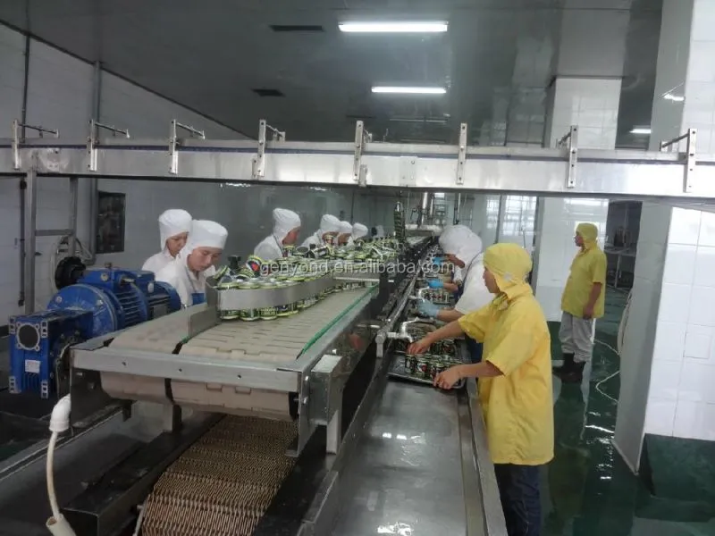 Complete Canned Fish Processing Line / Sardines Canning Machine
