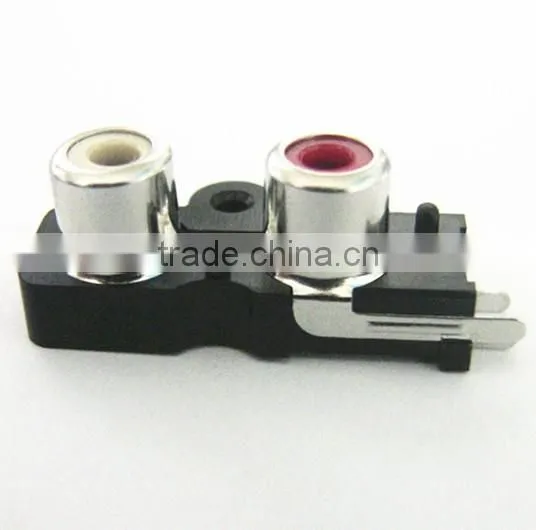 2 holes av RCA jack