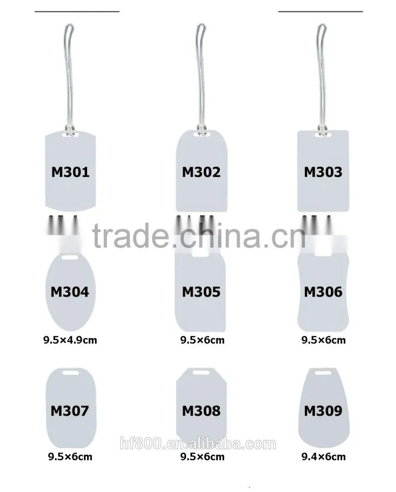 sublimation blank,luggage tag