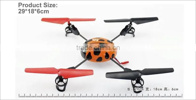 China Manufacture WL V929 Ladybird 2.4G 4 CH 3 axis UFO RC Helicopter with gyro