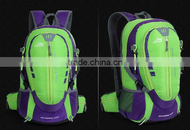 2016 stylish outdoor hiking camping bags big capacity waterproof backpack