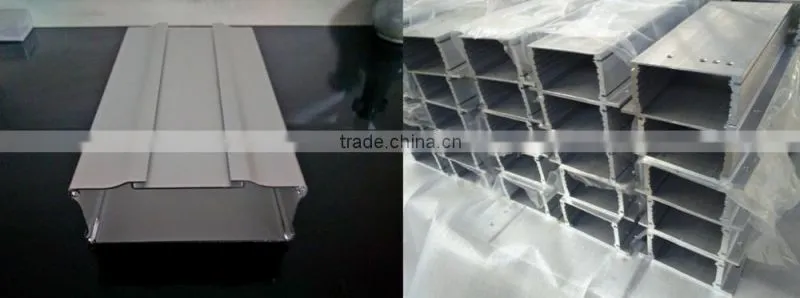 Low price big size custom extrusion aluminium heatsink (aluminum heat sink enclosure, industrial aluminum profile)