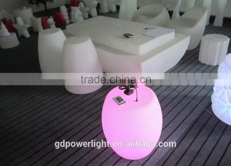 New PE plastic Stool with LED lights & remote control YXF-4243