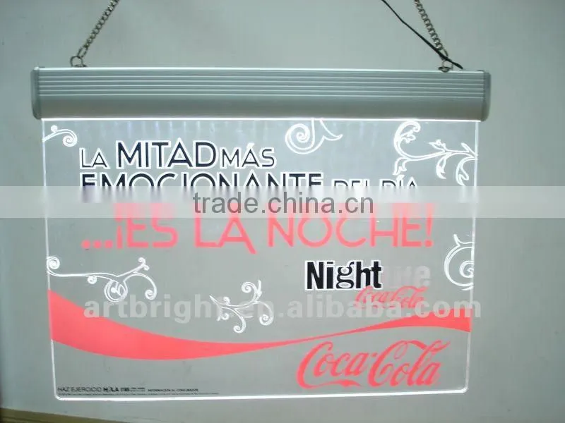 Advertising LED (Lighting) acrylic sign