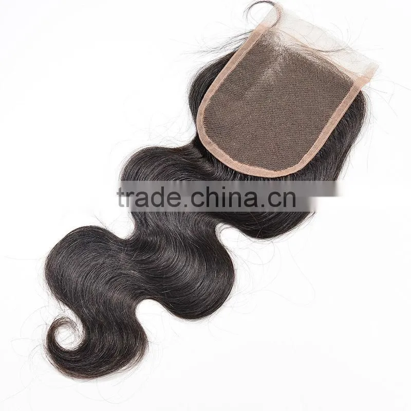 2014 New Products Hot Sales Delightful Ideal 5A Indian Human Hair Lace Closure