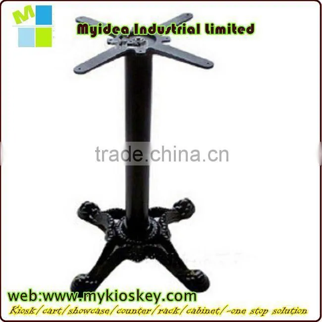 HS-A067 round table base chrome metal gold plating machine base for marble table outdoor furniture