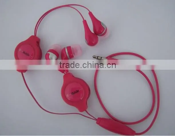 fashion couple earphone retractable