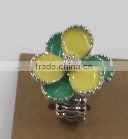 new design gold flower finger ring