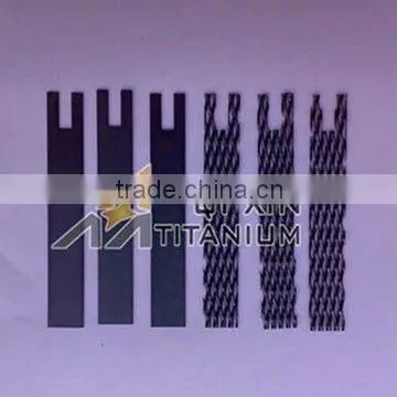 Ta-Ir Coated Titanium Electrode for Zinc Plating