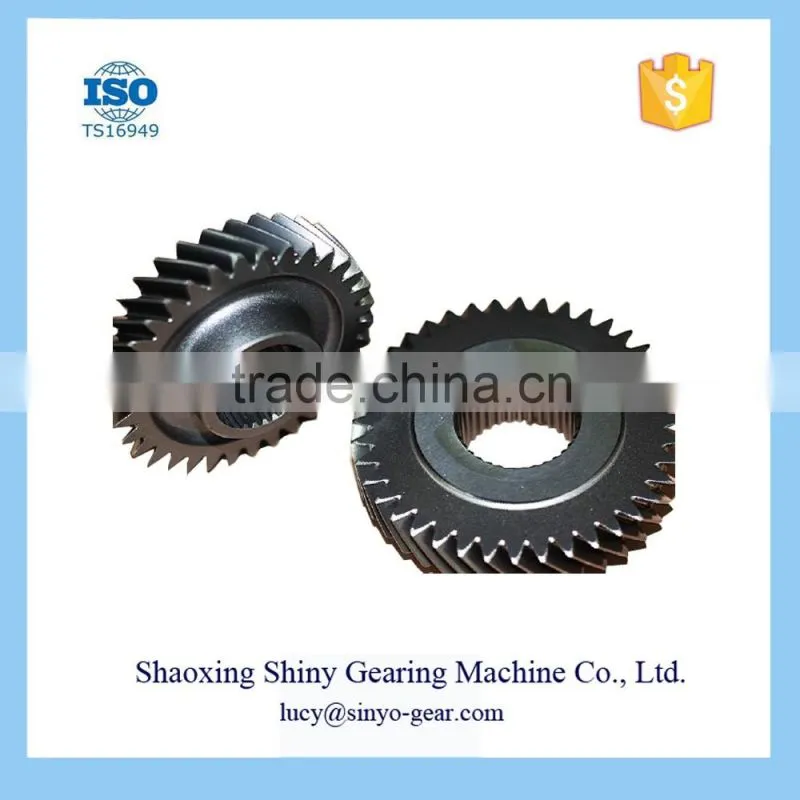 Shiny Helical Gear Metal Gear Car Accessory