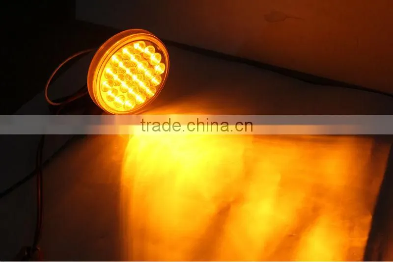 DOT approval JUMBO trucks 4inch round hamburger led tail light