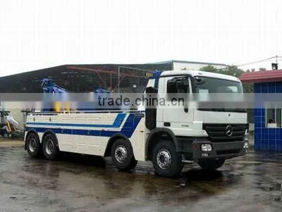 Mercedes Benz 8*4 platform road wrecker truck