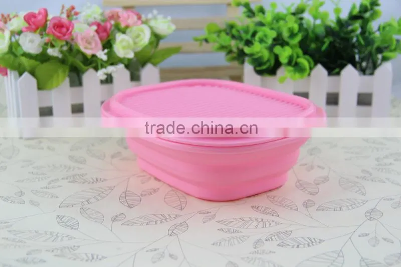 New Design And Eco-friendly rubber set meal box