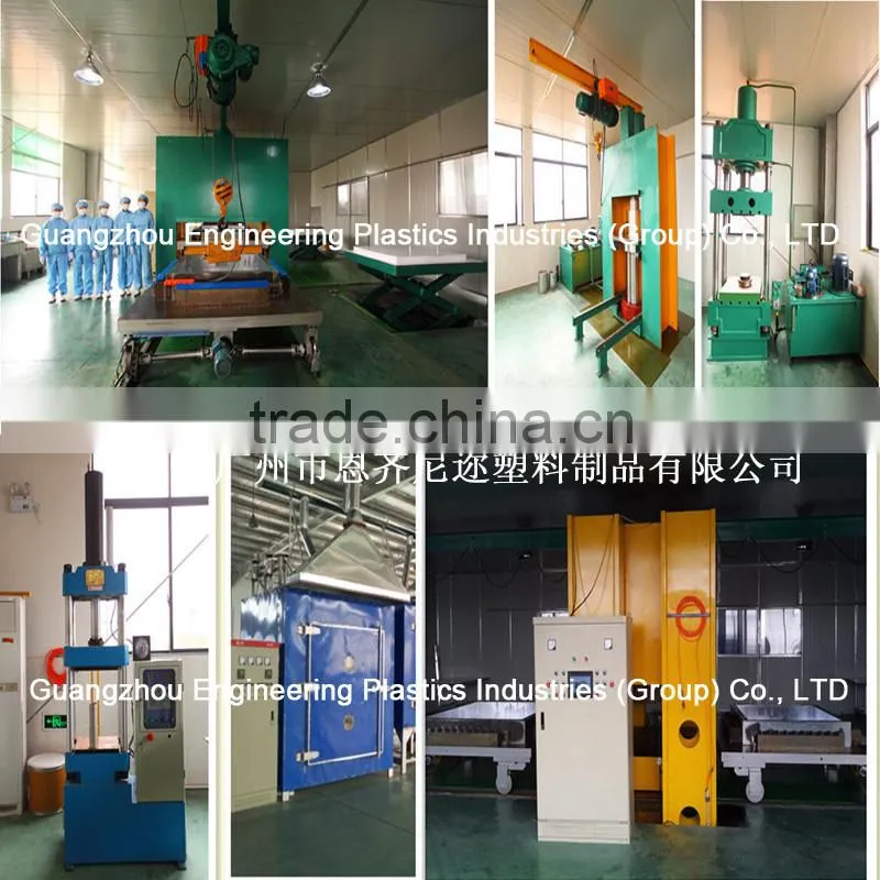 Guangzhou custom plastic engineering products cnc machined making plastic guide rail