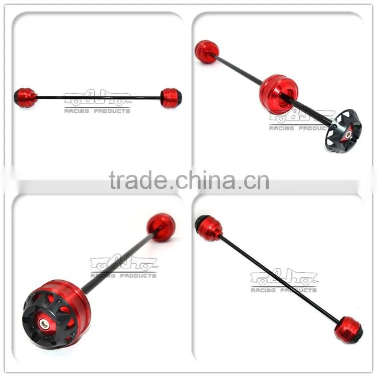 BJ-FS-YA005 Aftermarket CNC Aluminum 6061 Anodized Autocycle Rear Frame Axle Slider for Yamaha Tmax 530 2012~2015