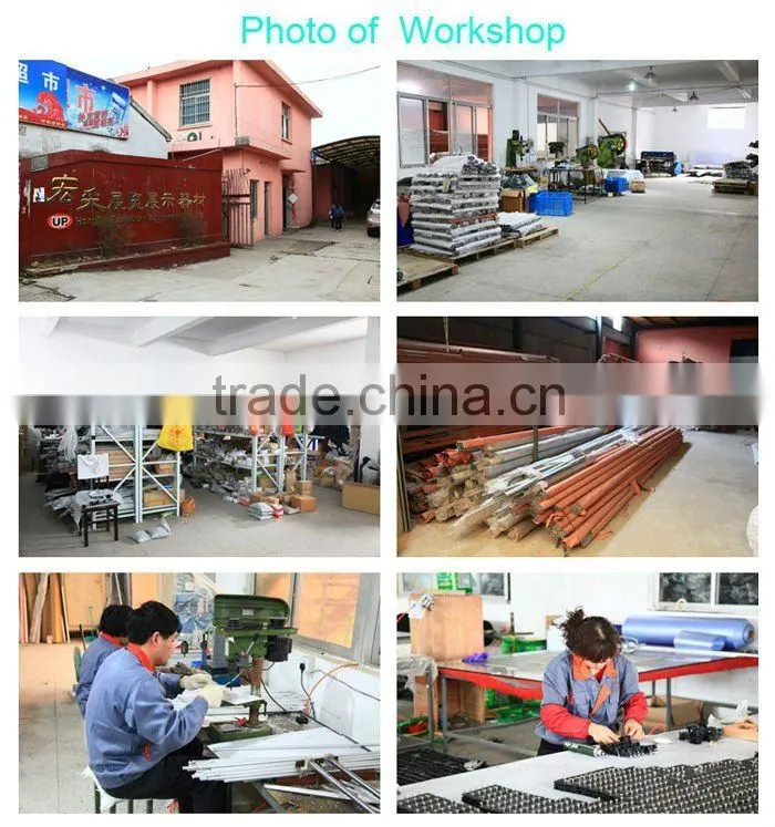 Fabric textile tension frame display