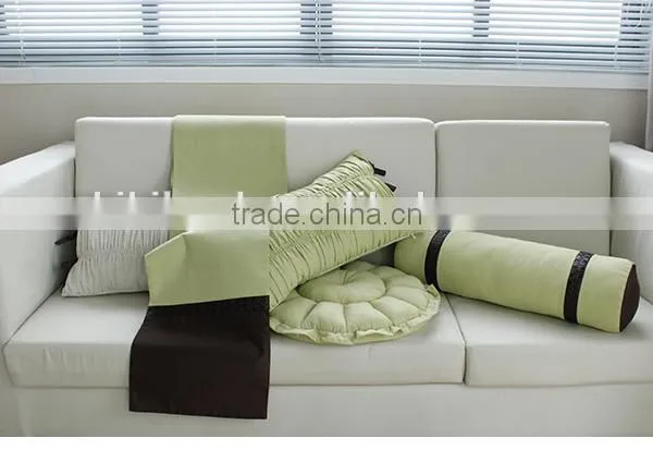 2015 fashion design round cotton linen sofa cushion seat pad
