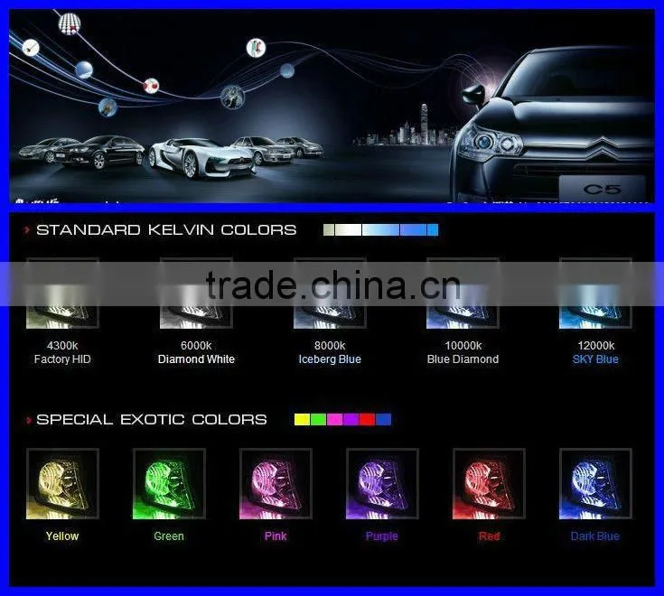 2013 real factory wholesale VIP H6 xenon kits for best quality 12V 35W